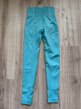 Gymshark Seamless High-Waist Leggings - Teal Blue